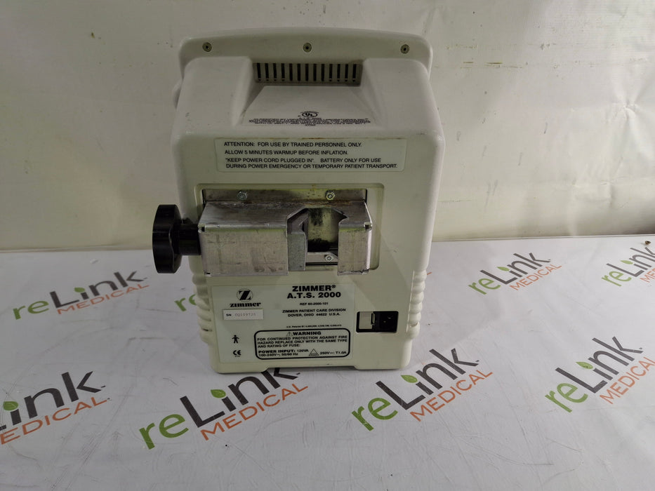 Zimmer Zimmer ATS 2000 Automatic Tourniquet System Surgical Equipment reLink Medical