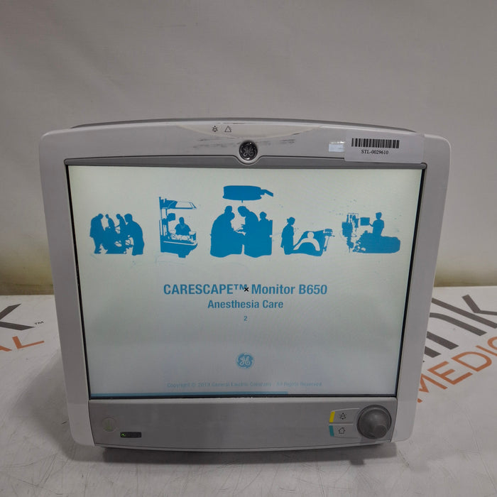 GE Healthcare GE Healthcare Carescape B650 Anesthesia Care Patient Monitor Patient Monitors reLink Medical