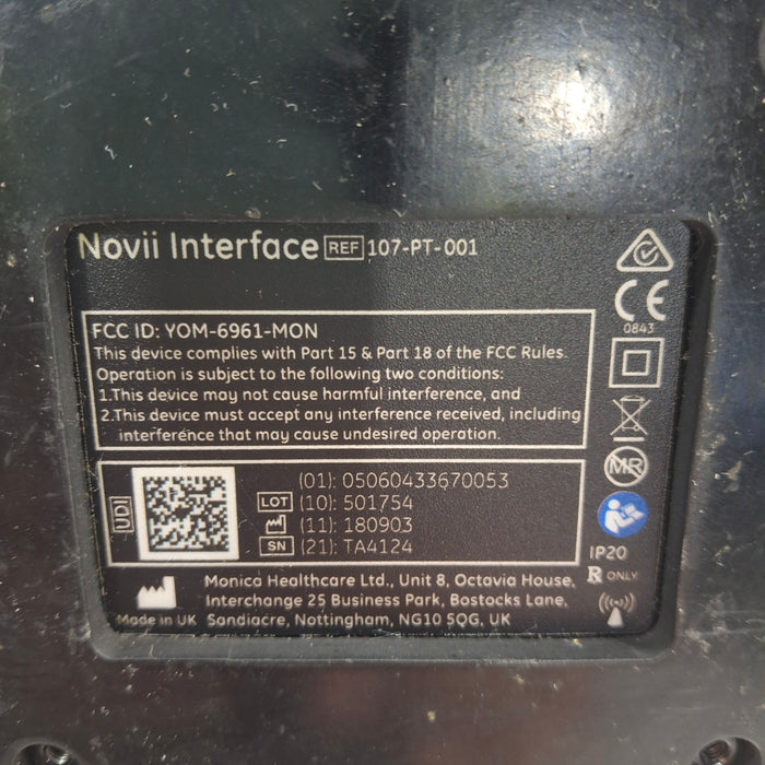 Monica Healthcare Limited Monica Healthcare Limited 107-PT-001 Fetal Monitor Patient Monitors reLink Medical