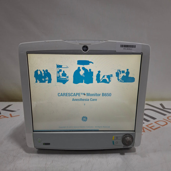 GE Healthcare GE Healthcare Carescape B650 Anesthesia Care Patient Monitor Patient Monitors reLink Medical