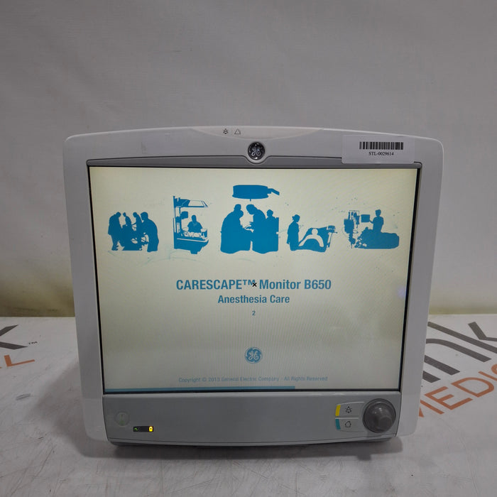 GE Healthcare GE Healthcare Carescape B650 Anesthesia Care Patient Monitor Patient Monitors reLink Medical