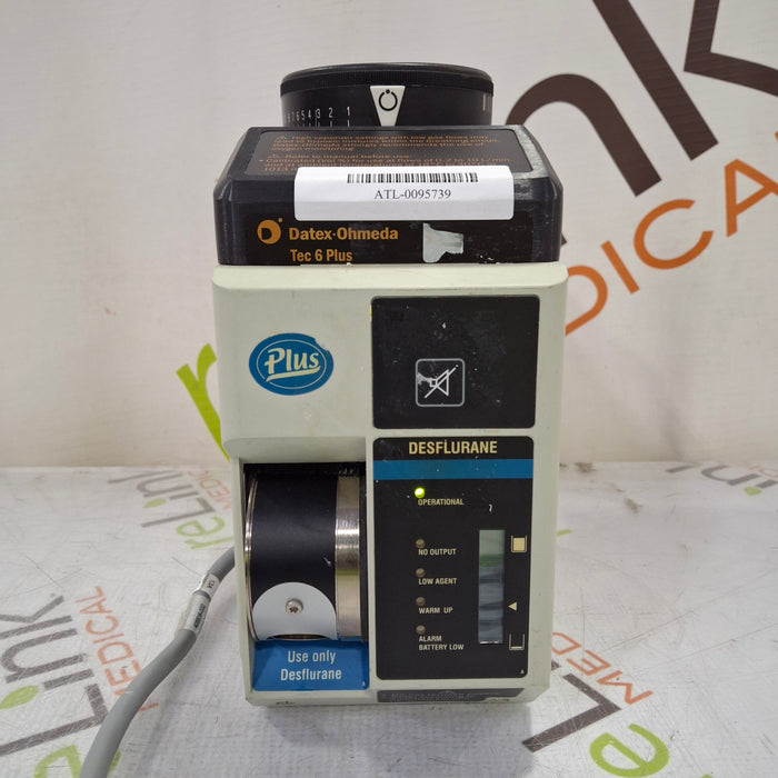 Datex-Ohmeda Tec 6 Plus Desflurane Vaporizer