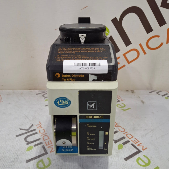 Datex-Ohmeda Tec 6 Plus Desflurane Vaporizer