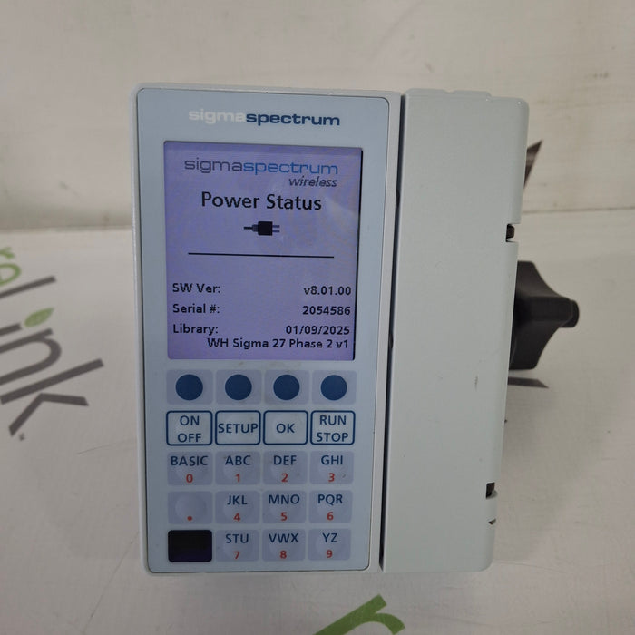 Baxter Baxter Sigma Spectrum 8.01.00 w/o Battery Infusion Pump Infusion Pump reLink Medical