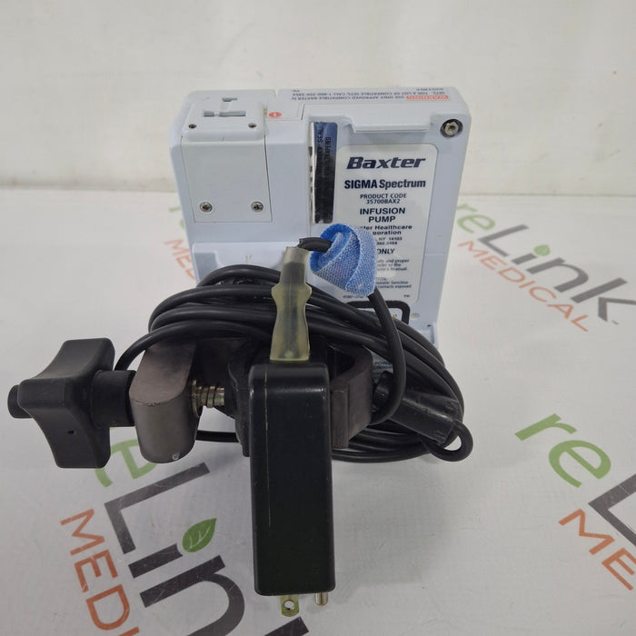 Baxter Baxter Sigma Spectrum 8.01.00 w/o Battery Infusion Pump Infusion Pump reLink Medical
