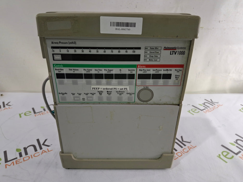 CareFusion CareFusion LTV 1000 Ventilator Respiratory reLink Medical