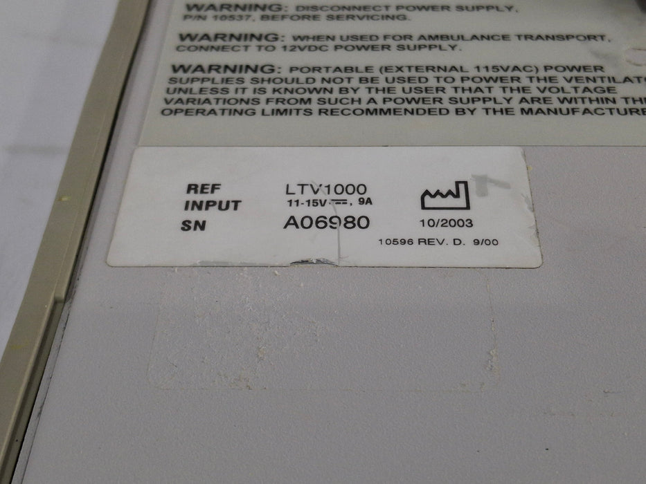 CareFusion CareFusion LTV 1000 Ventilator Respiratory reLink Medical