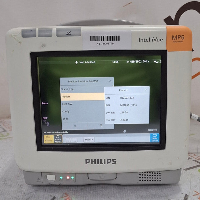 Philips Philips IntelliVue MP5 Neonatal Fast SpO2, ECG, NIBP Patient Monitor Patient Monitors reLink Medical