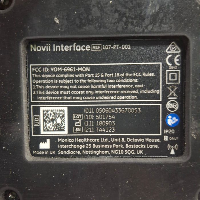 Monica Healthcare Limited Monica Healthcare Limited 107-PT-001 Fetal Monitor Patient Monitors reLink Medical