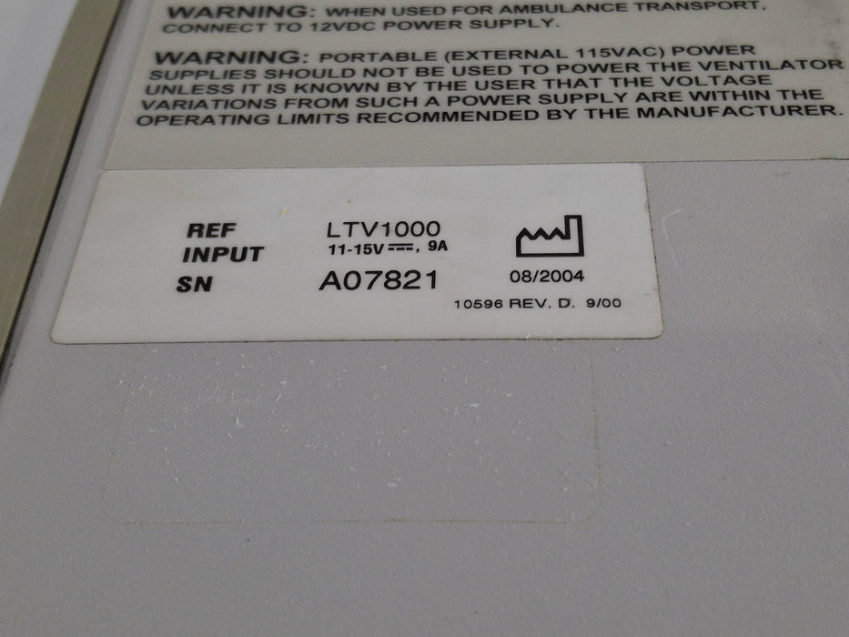 CareFusion CareFusion LTV 1000 Ventilator Respiratory reLink Medical