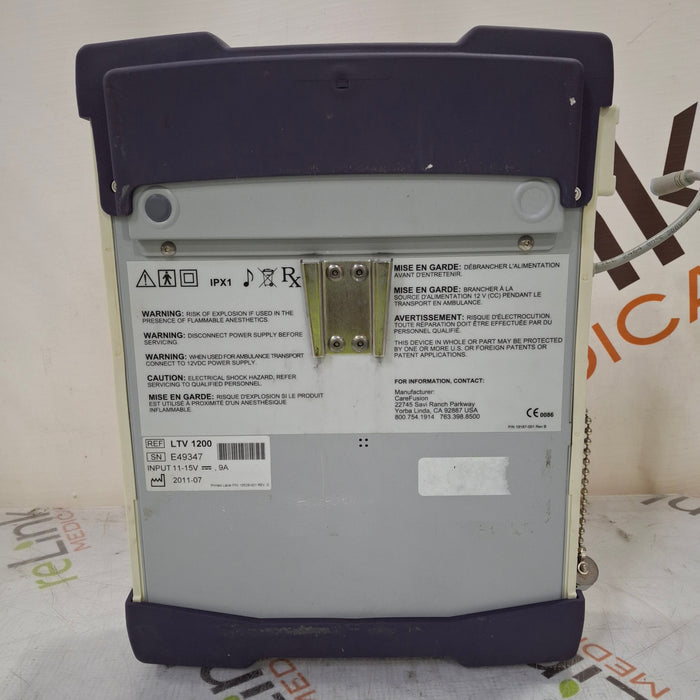 CareFusion CareFusion LTV 1200 Ventilator Respiratory reLink Medical