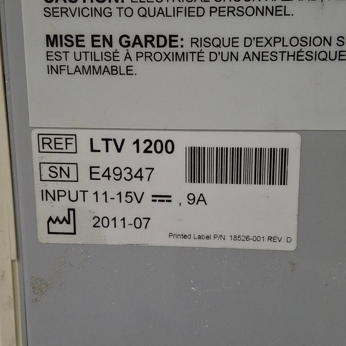CareFusion CareFusion LTV 1200 Ventilator Respiratory reLink Medical