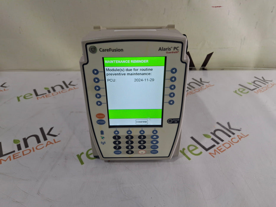 CareFusion Alaris 8015 Large Screen POC Infusion Pump