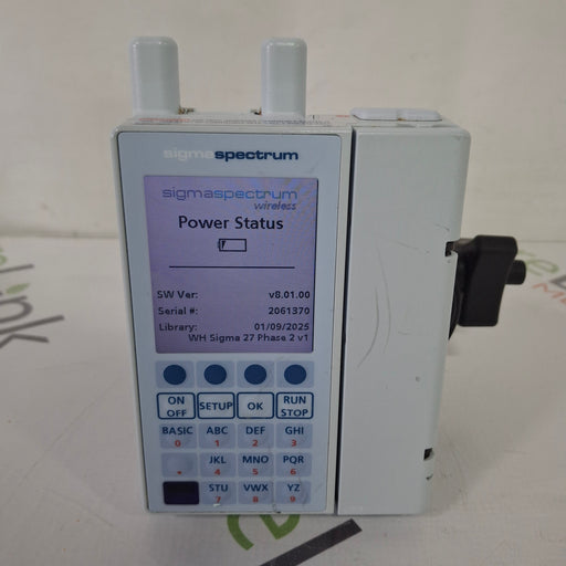 Baxter Baxter Sigma Spectrum 8.01.00 with A/B/G/N Battery Infusion Pump Infusion Pump reLink Medical