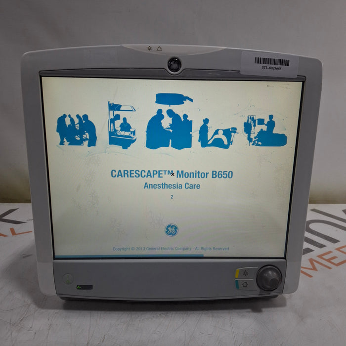 GE Healthcare GE Healthcare Carescape B650 Anesthesia Care Patient Monitor Patient Monitors reLink Medical