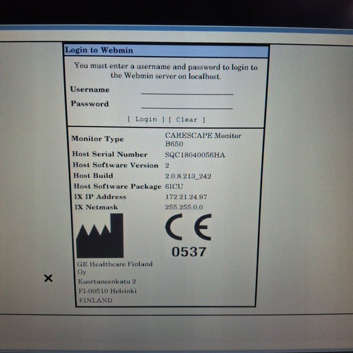 GE Healthcare GE Healthcare Carescape B650 Critical Care Patient Monitor Patient Monitors reLink Medical
