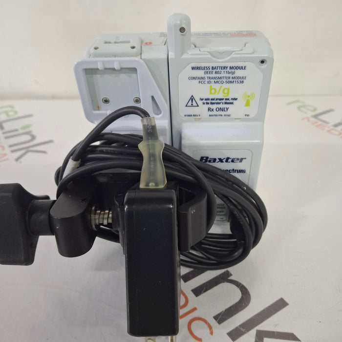 Baxter Baxter Sigma Spectrum 8.01.00 with B/G Battery Infusion Pump Infusion Pump reLink Medical