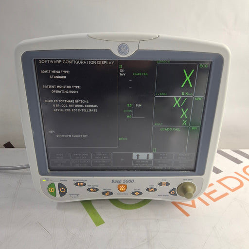 GE Healthcare GE Healthcare Dash 5000 - GE/Nellcor SpO2 Patient Monitor Patient Monitors reLink Medical