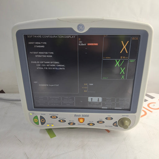 GE Healthcare GE Healthcare Dash 5000 - GE/Nellcor SpO2 Patient Monitor Patient Monitors reLink Medical