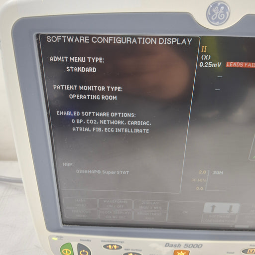 GE Healthcare GE Healthcare Dash 5000 - GE/Nellcor SpO2 Patient Monitor Patient Monitors reLink Medical