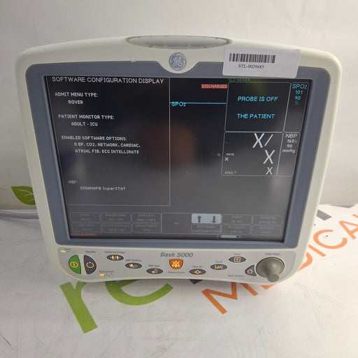 GE Healthcare GE Healthcare Dash 5000 - GE/Nellcor SpO2 Patient Monitor Patient Monitors reLink Medical
