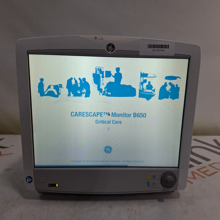 GE Healthcare GE Healthcare Carescape B650 Critical Care Patient Monitor Patient Monitors reLink Medical