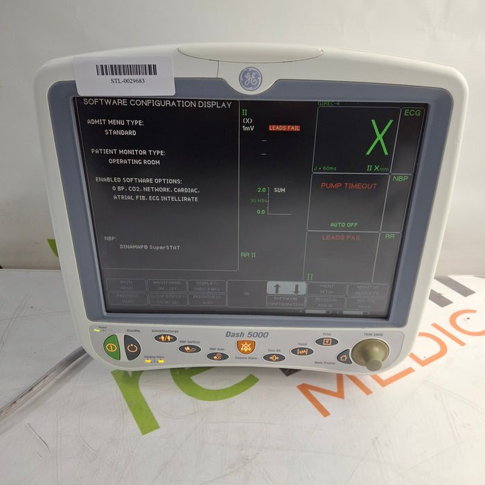 GE Healthcare GE Healthcare Dash 5000 - GE/Nellcor SpO2 Patient Monitor Patient Monitors reLink Medical