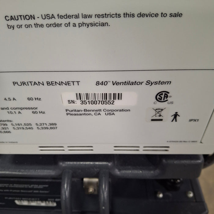 Puritan Bennett Puritan Bennett 840 Ventilator Respiratory reLink Medical
