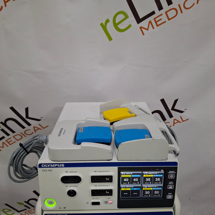 Olympus Olympus ESG-400/USG-400 Thunderbeat System Electrosurgical Units reLink Medical