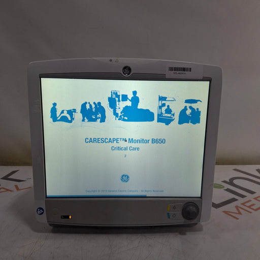GE Healthcare GE Healthcare Carescape B650 Critical Care Patient Monitor Patient Monitors reLink Medical