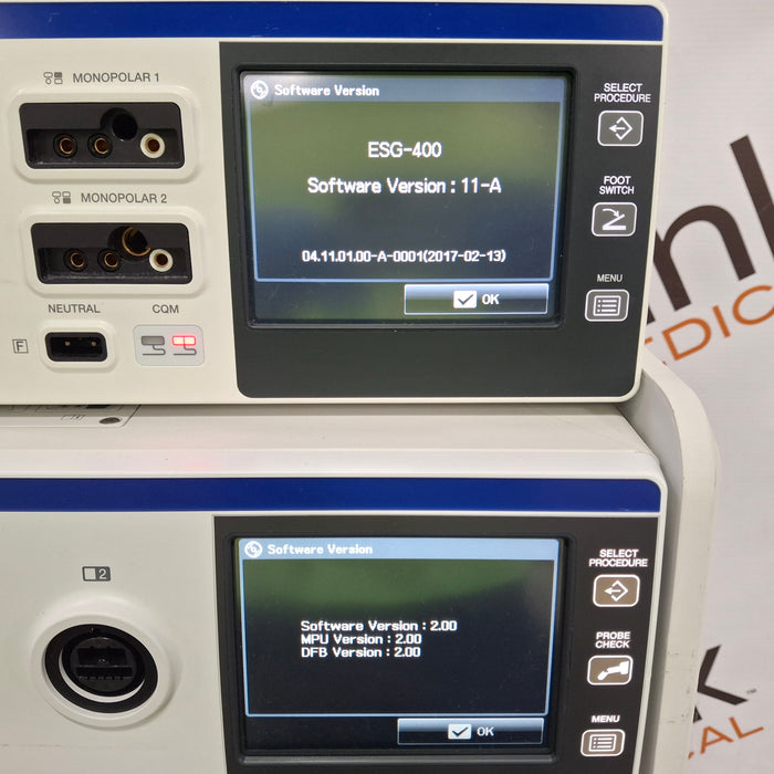 Olympus Olympus ESG-400/USG-400 Thunderbeat System Electrosurgical Units reLink Medical