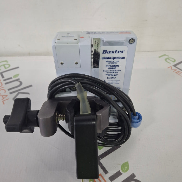 Baxter Baxter Sigma Spectrum 8.01.00 w/o Battery Infusion Pump Infusion Pump reLink Medical