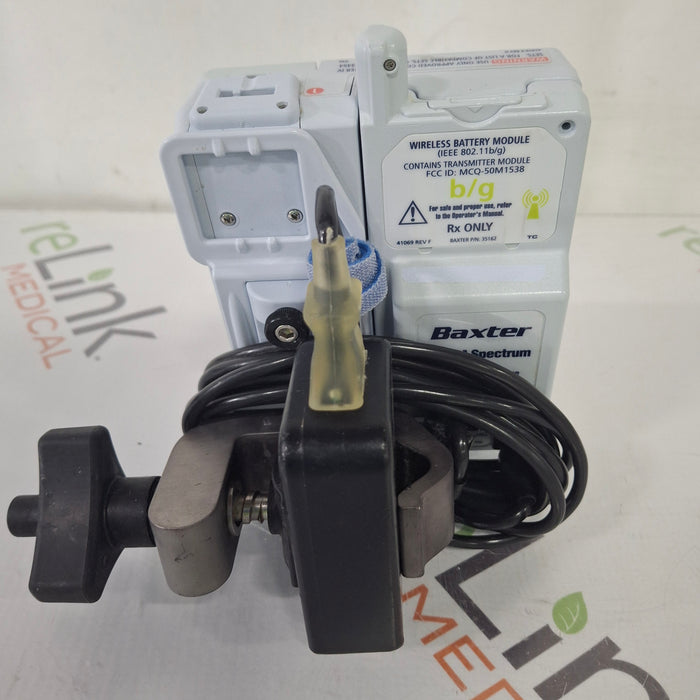 Baxter Baxter Sigma Spectrum 8.01.00 with B/G Battery Infusion Pump Infusion Pump reLink Medical