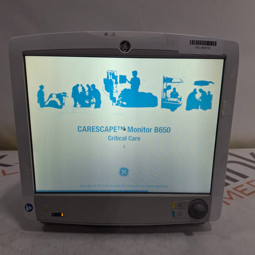 GE Healthcare GE Healthcare Carescape B650 Critical Care Patient Monitor Patient Monitors reLink Medical