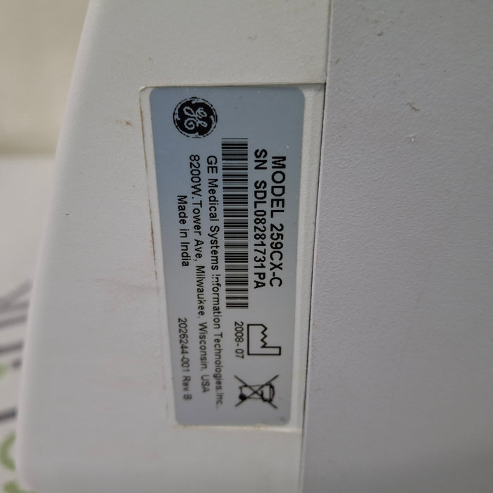 GE Healthcare Corometrics 250cx Series Model 259cx Fetal Monitor