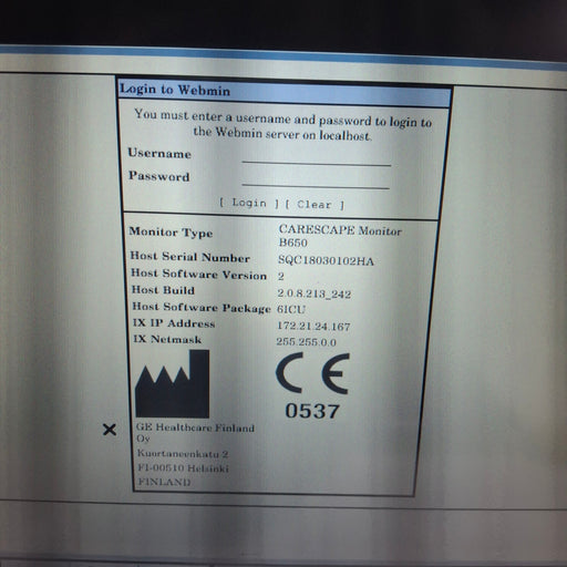 GE Healthcare GE Healthcare Carescape B650 Critical Care Patient Monitor Patient Monitors reLink Medical