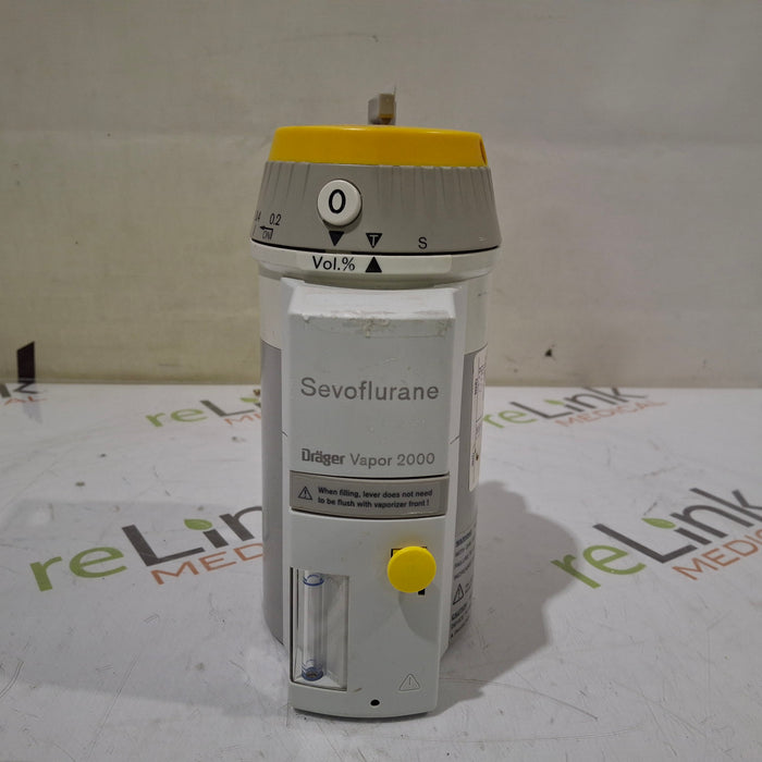 Draeger Medical Draeger Medical Vapor 2000 Sevoflurane Vaporizer Anesthesia reLink Medical