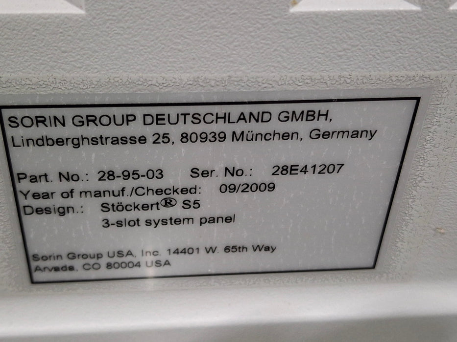 Stockert Stockert S5 ECMO System Perfusion reLink Medical