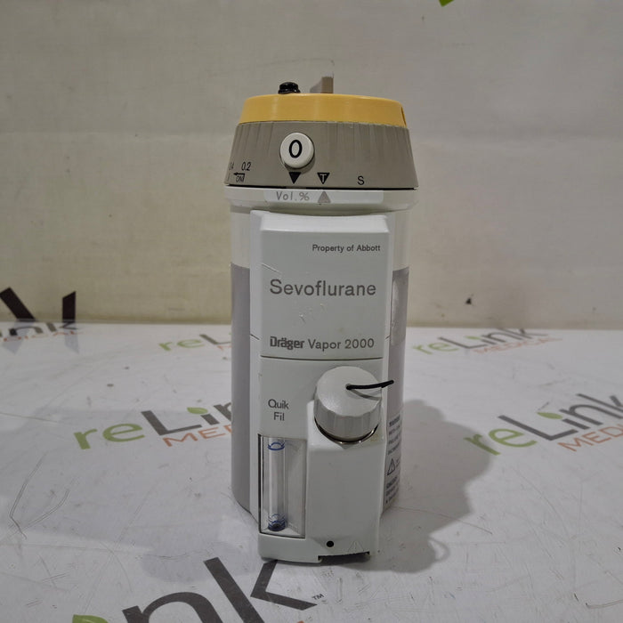 Draeger Medical Draeger Medical Vapor 2000 Sevoflurane Vaporizer Anesthesia reLink Medical