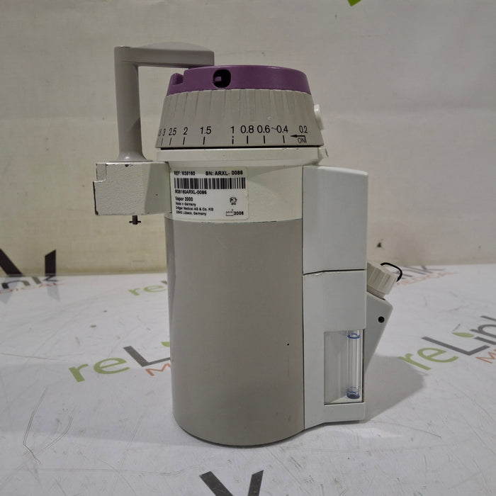Draeger Medical Draeger Medical Vapor 2000 Isoflurane Vaporizer Anesthesia reLink Medical