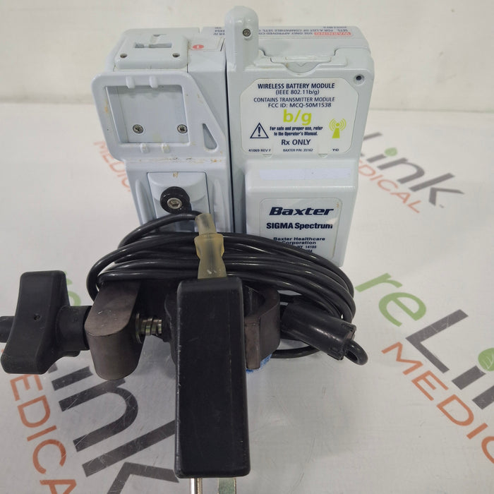 Baxter Baxter Sigma Spectrum 8.01.00 with B/G Battery Infusion Pump Infusion Pump reLink Medical