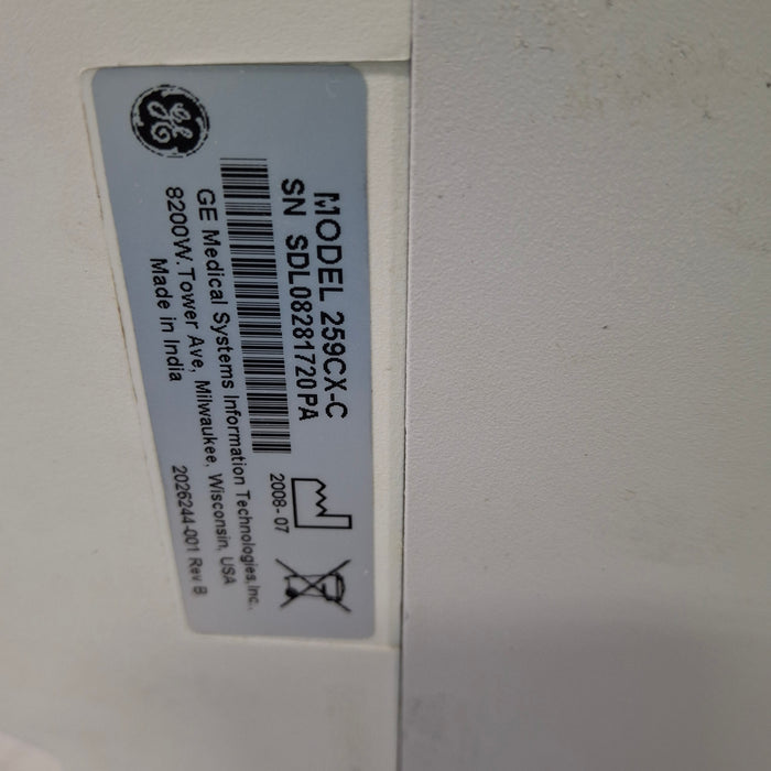 GE Healthcare GE Healthcare Corometrics 250cx Series Model 259cx Fetal Monitor Patient Monitors reLink Medical