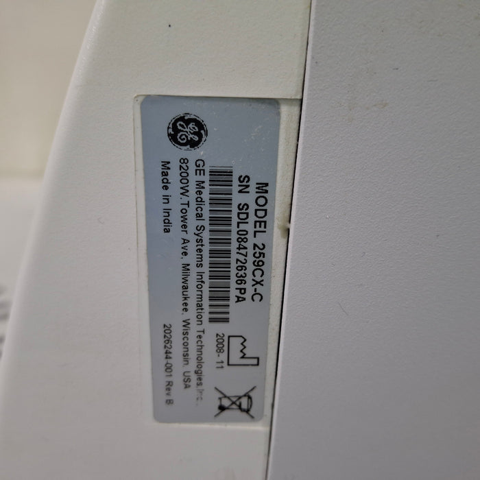 GE Healthcare GE Healthcare Corometrics 250cx Series Model 259cx-c Fetal Monitor Patient Monitors reLink Medical