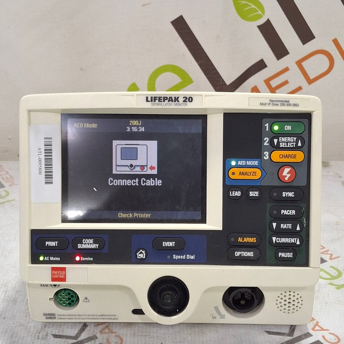 Physio-Control Physio-Control LifePak 20 Defib Defibrillators reLink Medical