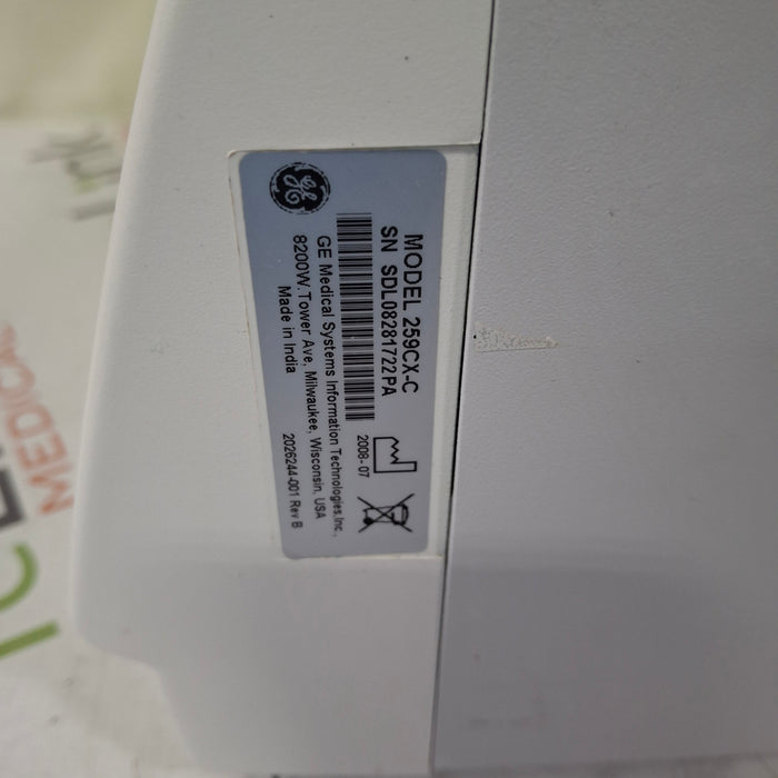 GE Healthcare GE Healthcare Corometrics 250cx Series Model 259cx-c Fetal Monitor Patient Monitors reLink Medical