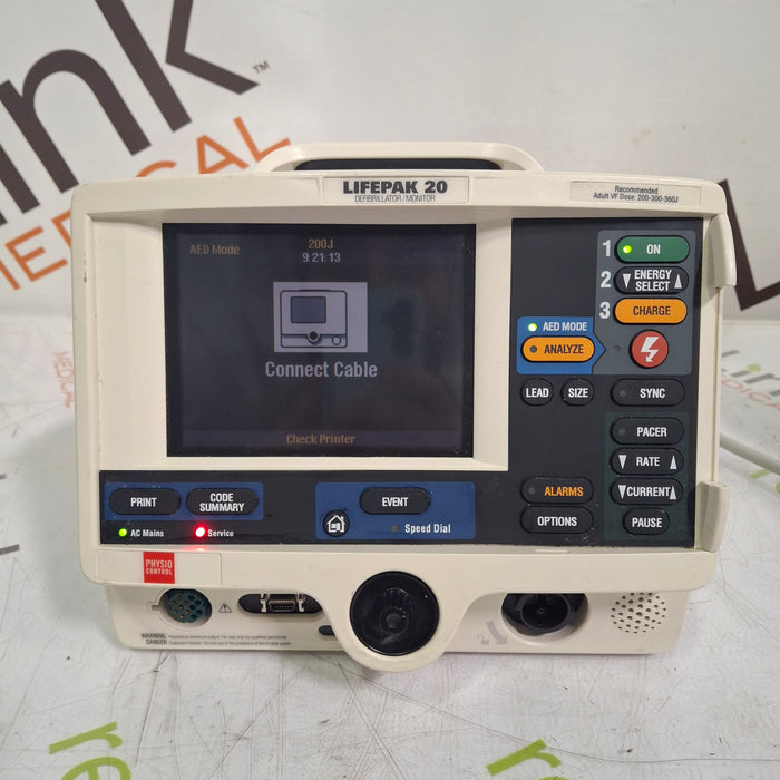 Physio-Control Physio-Control LifePak 20 Defib Defibrillators reLink Medical
