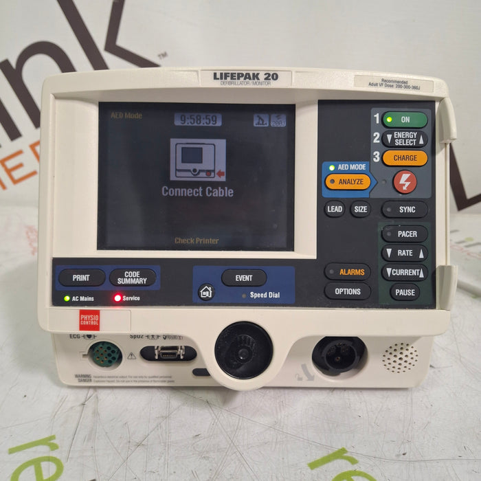 Physio-Control Physio-Control LifePak 20 Defib Defibrillators reLink Medical
