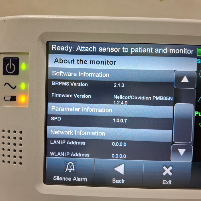 Covidien Covidien PM1000N Nellcor Bedside SPO2 Monitor Patient Monitors reLink Medical