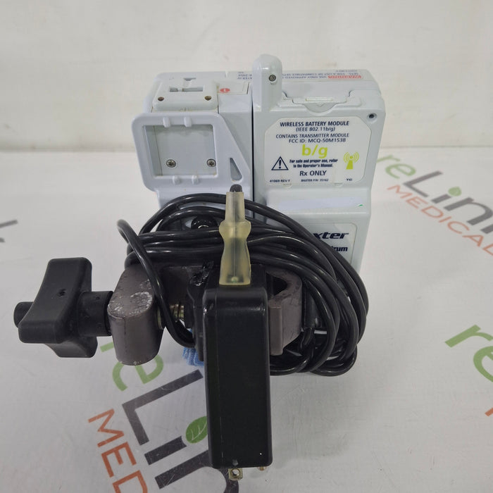 Baxter Baxter Sigma Spectrum 8.01.00 with B/G Battery Infusion Pump Infusion Pump reLink Medical