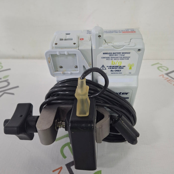 Baxter Baxter Sigma Spectrum 8.01.00 with B/G Battery Infusion Pump Infusion Pump reLink Medical